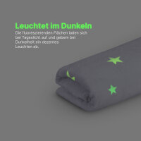 Kuscheldecke "Cashmere Touch" Glow in the Dark 150x200cm - Sterne (R)
