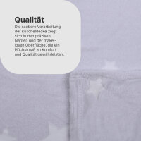 Kuscheldecke "Cashmere Touch" Glow in the Dark 150x200cm - Sterne (R)