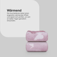 Kuscheldecke "Cashmere Touch" Glow in the Dark 150x200cm - Schmetterling (R)