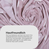 Kuscheldecke "Cashmere Touch" Glow in the Dark 150x200cm - Schmetterling