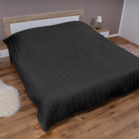 Bett- und Sofaüberwurf - Tagesdecke - 140cm x 210cm...