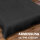 Bett- und Sofaüberwurf - Tagesdecke - 140cm x 210cm - Schwarz (R)