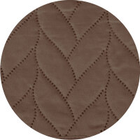 Bett- und Sofaüberwurf - Tagesdecke - 140cm x 210cm - Braun (R)