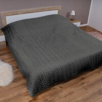 Bett- und Sofaüberwurf - Tagesdecke - 220cm x 240cm...