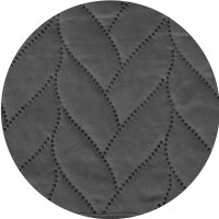 Bett- und Sofaüberwurf - Tagesdecke - 220cm x 240cm - Anthrazit