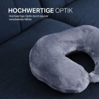 Nackenrolle / Hörnchen Silbergrau Nackenhörnchen