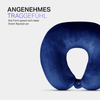 Nackenrolle / Hörnchen Dunkelblau Nackenhörnchen