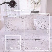 Bettwäsche-Set (135x200cm) - Walra Winter Twigs