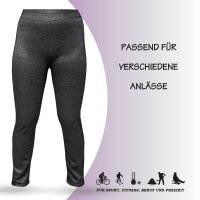 Winter Leggings in Jeans Optik mit Kuschelflor-Futter