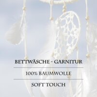 Bettwäsche-Set (155x220cm) - Walra Simple Leaves