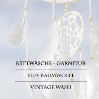 Bettw&auml;sche-Set (155x220cm) Vintage Cotton