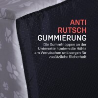 Katzenhöhle / Katzenbett - 2 in 1 Taupe (R)