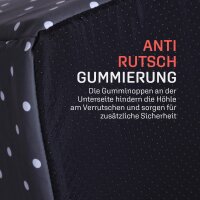 Katzenhöhle / Katzenbett - 2 in 1 Dunkelgrau