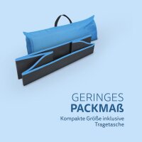 Faltbares Reisebett 60cm x 43cm - Blau