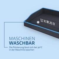 Faltbares Reisebett 80cm x 60cm - Blau (R)