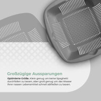 Schüßel eckig mit Sieb