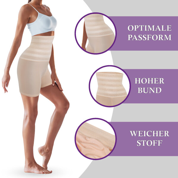 Bauchweg Unterhose - Langbein Haut S - 36/38 (R)