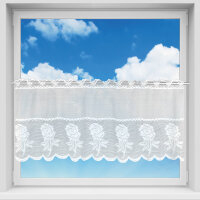 Bistrogardine mit Stangendurchzug "Lynn" 160x50...