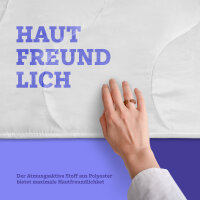Steppbett 135x200cm - Bezug: Mikrofaser - 1000g Füllung