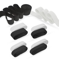 Gummiband schwarz/weiß