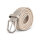Stretchgürtel aus Stoff stufenlos Creme 125cm