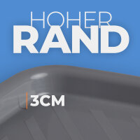 Serviertablett - Anthrazit - 45x33x3cm