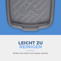 Serviertablett - Anthrazit - 45x33x3cm