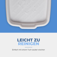 Serviertablett - Weiß - 45x33x3cm