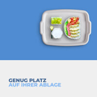 Serviertablett - Weiß - 45x33x3cm