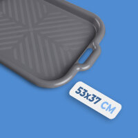 Serviertablett - Anthrazit - 53x37x3cm