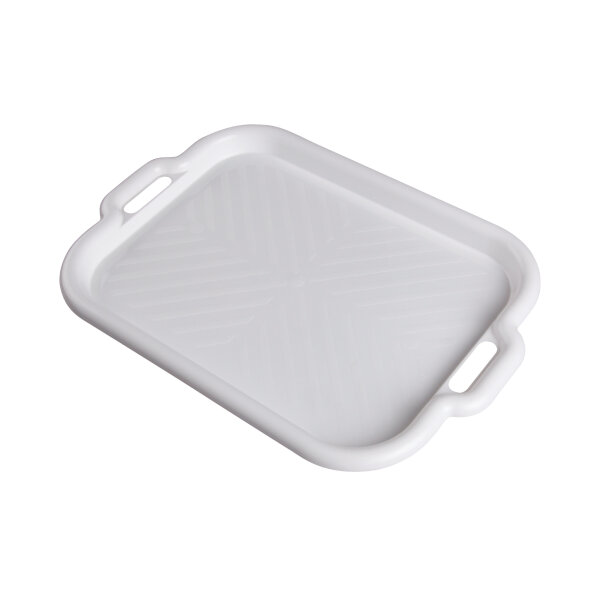 Serviertablett - Weiß - 53x37x3cm