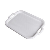 Serviertablett - Weiß - 53x37x3cm