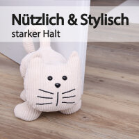 Türstopper Katze 25x20cm ( Beige )