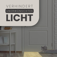 Zugluftstopper Tier - 90cm x Ø10cm Hund (Anthrazit)