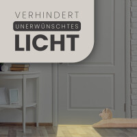 Zugluftstopper Tier - 90cm x Ø10cm Bär (Creme)