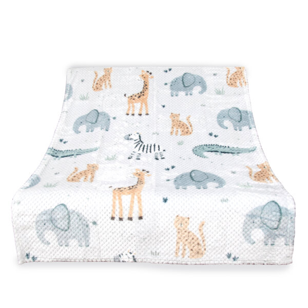 Kuscheldecke "Cashmere Dots" Kids Elefant