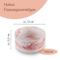Hundenapf 2er Set ( 400ml ) Pink (R)
