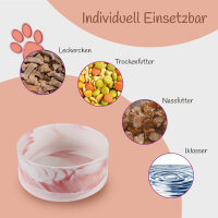 Hundenapf 2er Set ( 850ml ) Pink (R)