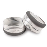 Hundenapf 2er Set ( 850ml ) Grau (R)