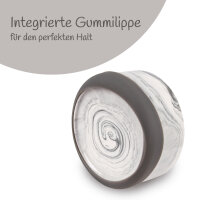 Hundenapf 2er Set ( 850ml ) Grau (R)