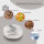 Hundenapf 2er Set ( 850ml ) Grau (R)