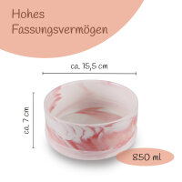 Hundenapf Keramik - Pink ( 850ml )