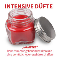 Duftkerze Macaron 2er Pack Donut Himbeere