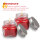 Duftkerze 2er Pack, Himbeere Donut - 5cm hoch Ø 6 cm