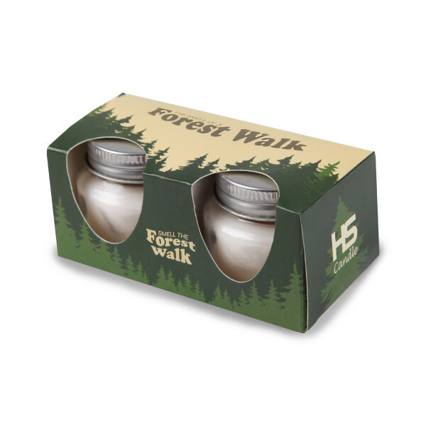 Duftkerze Macaron 2er Pack Forrest Walk