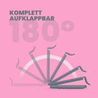 Verschlussclips 30er Set (6x L, 12x M, 12x S) inkl. Aufbewahrungsdose 0,8L