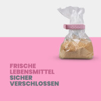 Verschlussclips 30er Set (6x L, 12x M, 12x S) inkl. Aufbewahrungsdose 0,8L