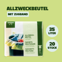 Allzweckbeutel 35 Liter aus HDPE, 20er