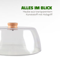 Käse und Kuchenplatte