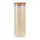 Vorratsglas mit Baumbusdeckel 700 ml